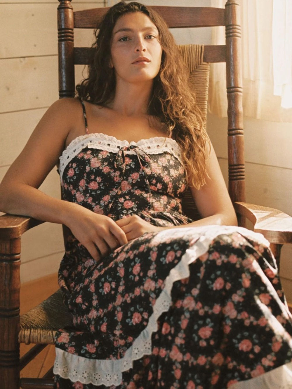 Christy Dawn Emma Dress Night Rose Lattice